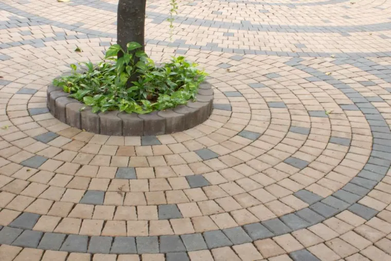 Cours en pavé, Landrecies, Jacquinet Aménagements Extérieurs