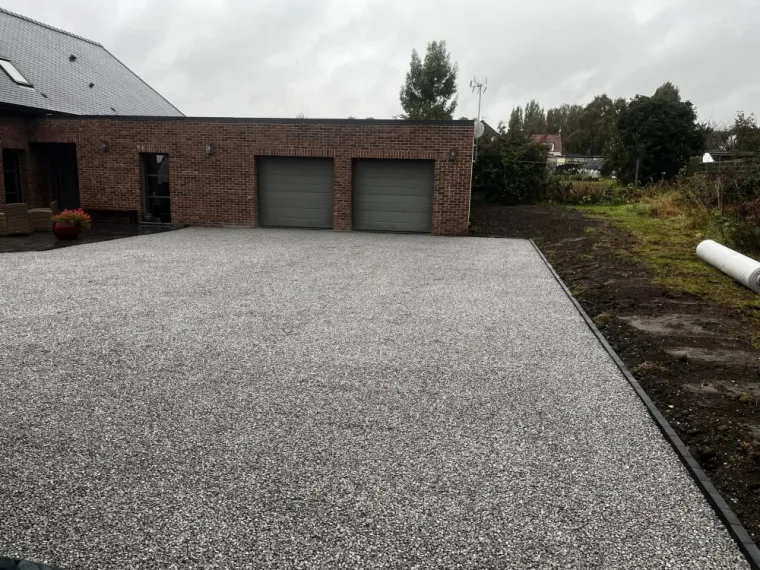 Aménagement de cour d'une maison à Cambrai, Landrecies, Jacquinet Aménagements Extérieurs