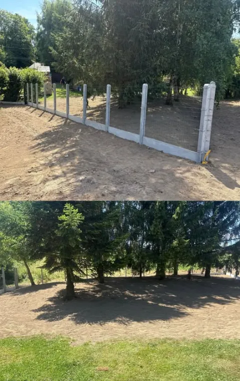 cloture et engazonement, Landrecies, Jacquinet Aménagements Extérieurs