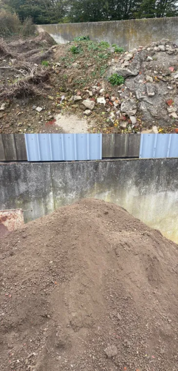 criblage de terre et cailloux, Landrecies, Jacquinet Aménagements Extérieurs