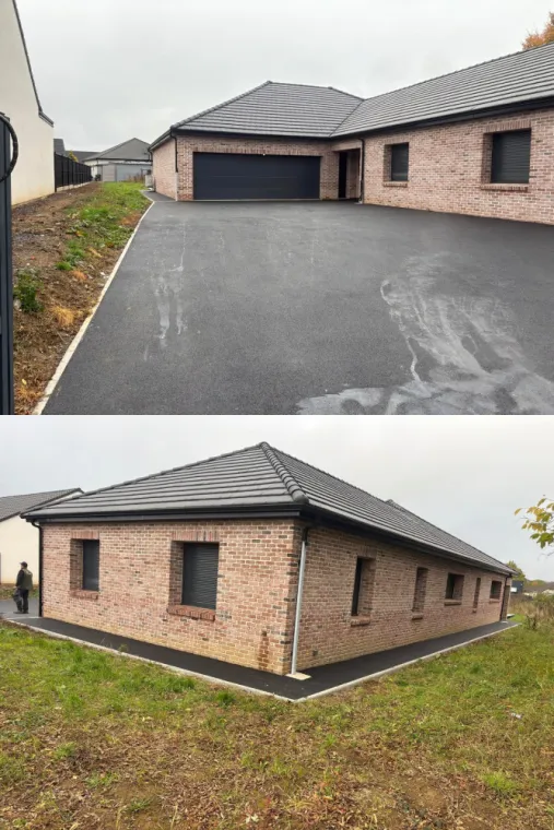 enrobé noir, Landrecies, Jacquinet Aménagements Extérieurs