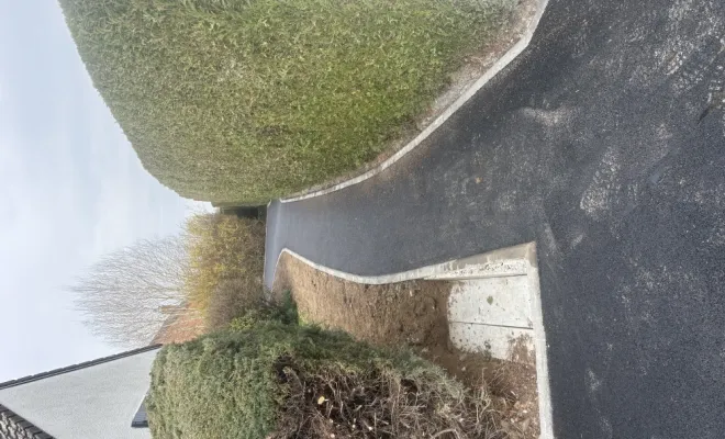rénovation de cour sur la commune de Caudry, Landrecies, Jacquinet Aménagements Extérieurs