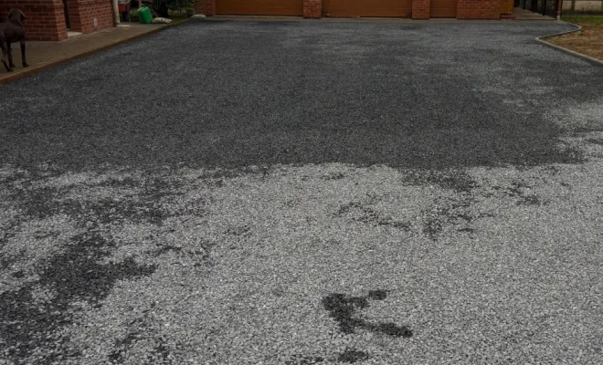 cour en gravier , Landrecies, Jacquinet Aménagements Extérieurs