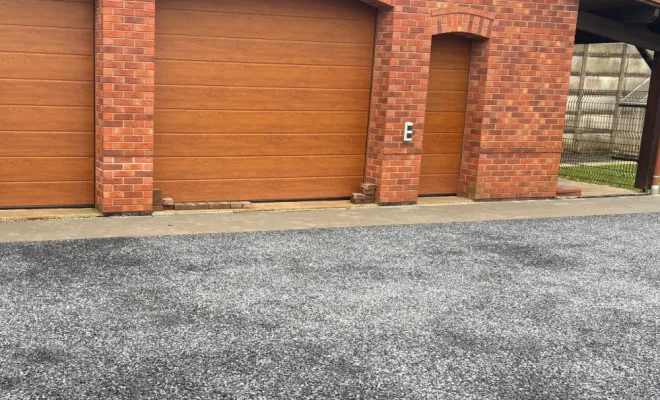 cour en gravier , Landrecies, Jacquinet Aménagements Extérieurs